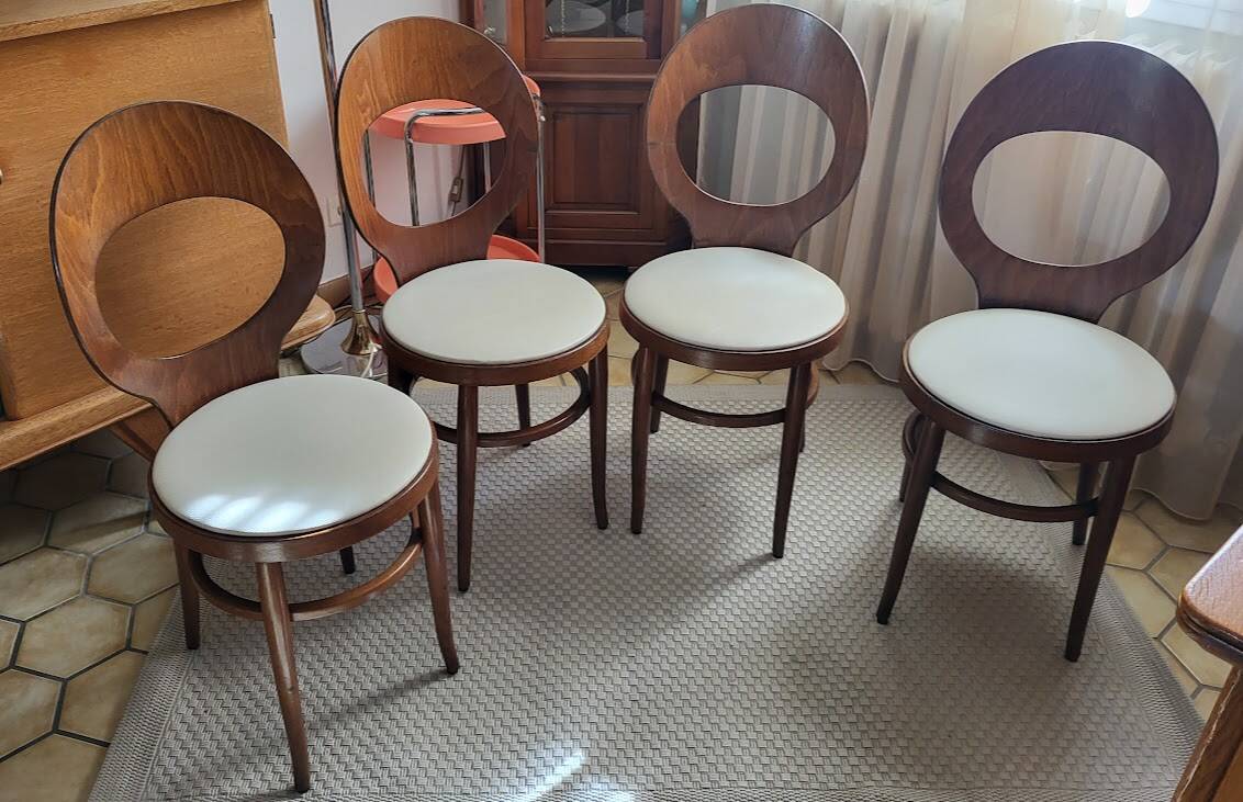 Chaises Baumann modèle mouette