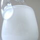 Vintage ice bucket in colorless and white "ouzo" crystal