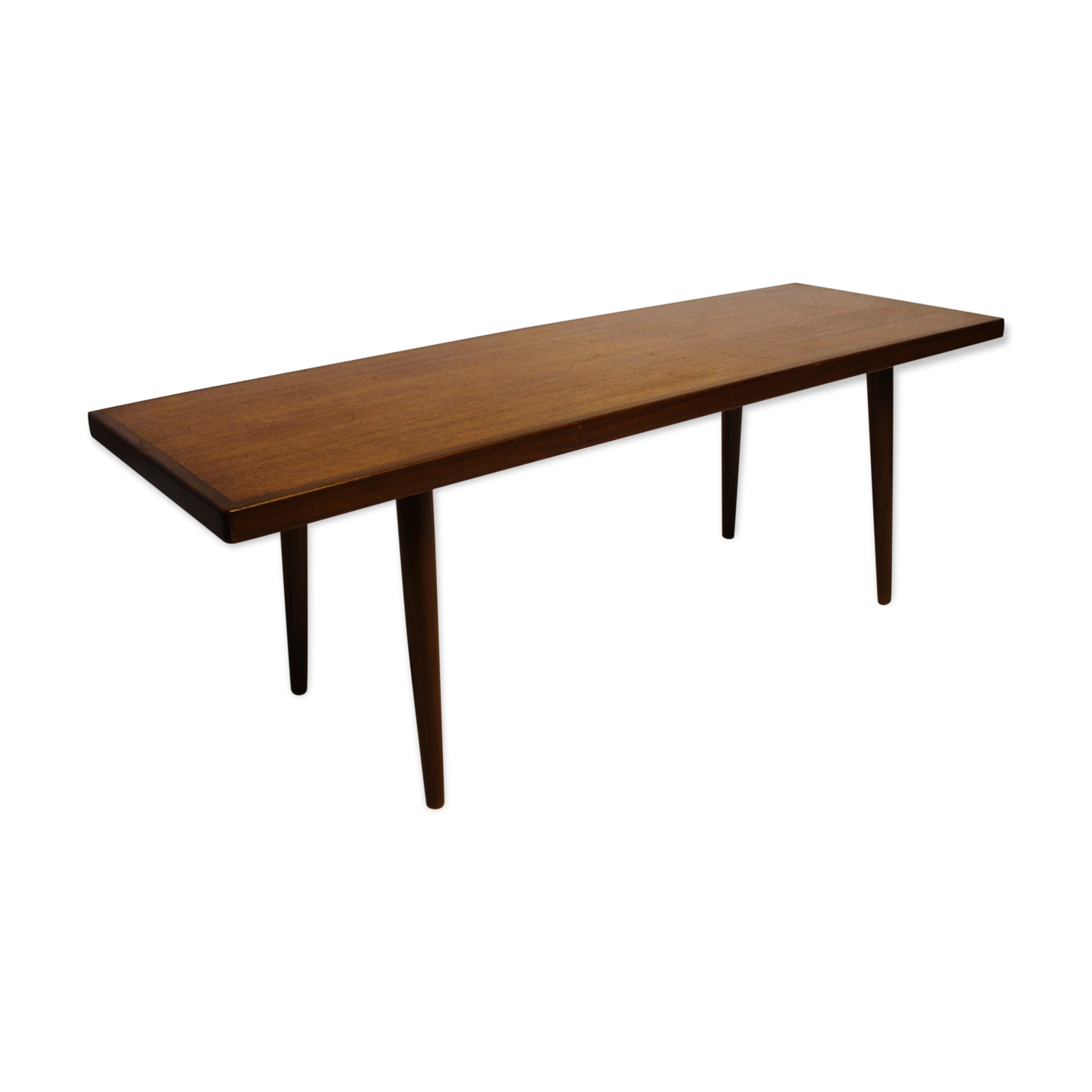 Table basse en teck de conception danoise des années 1960.