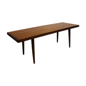 Table basse en teck de conception danoise des années 1960.
