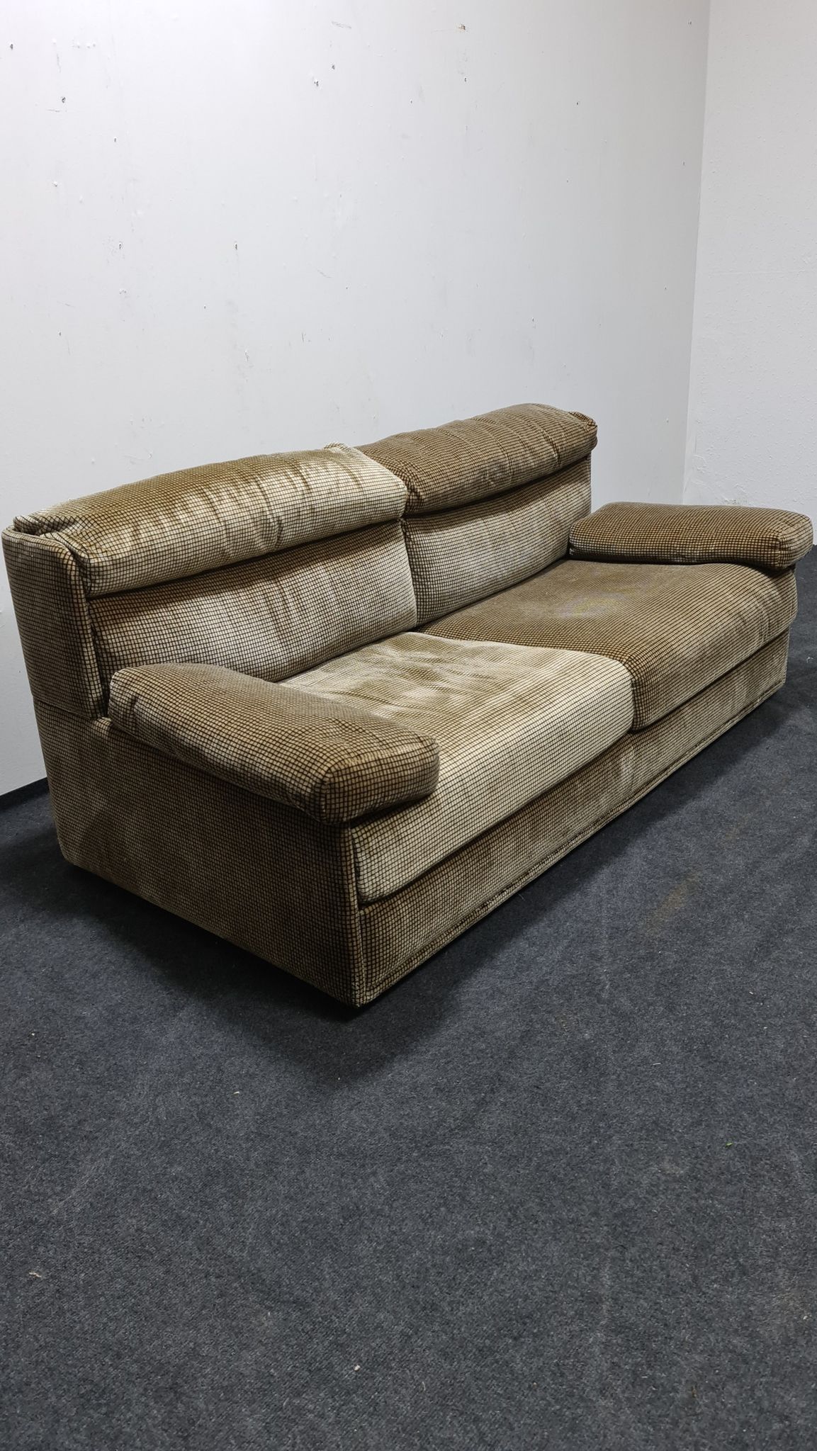 Canapé biplace vintage par Edgar Reutter pour Kill International modèle Delta