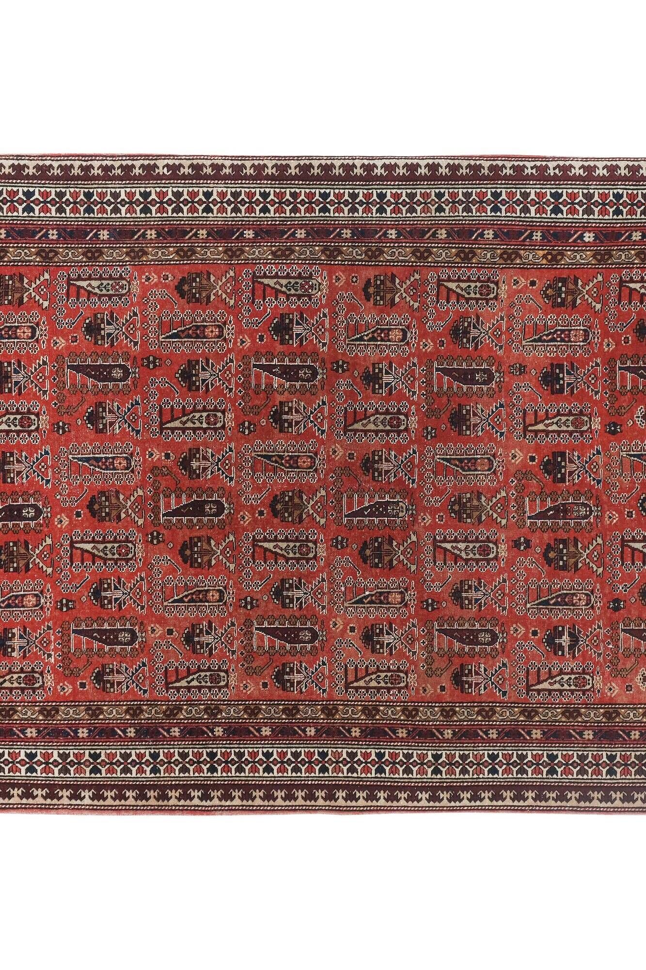 Vintage Turkish handmade rug 140x206 cm