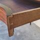 Napoleon III violin-shaped middle desk table 19th in marquetry