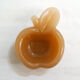 Pair of Apple opalin ashtrays
