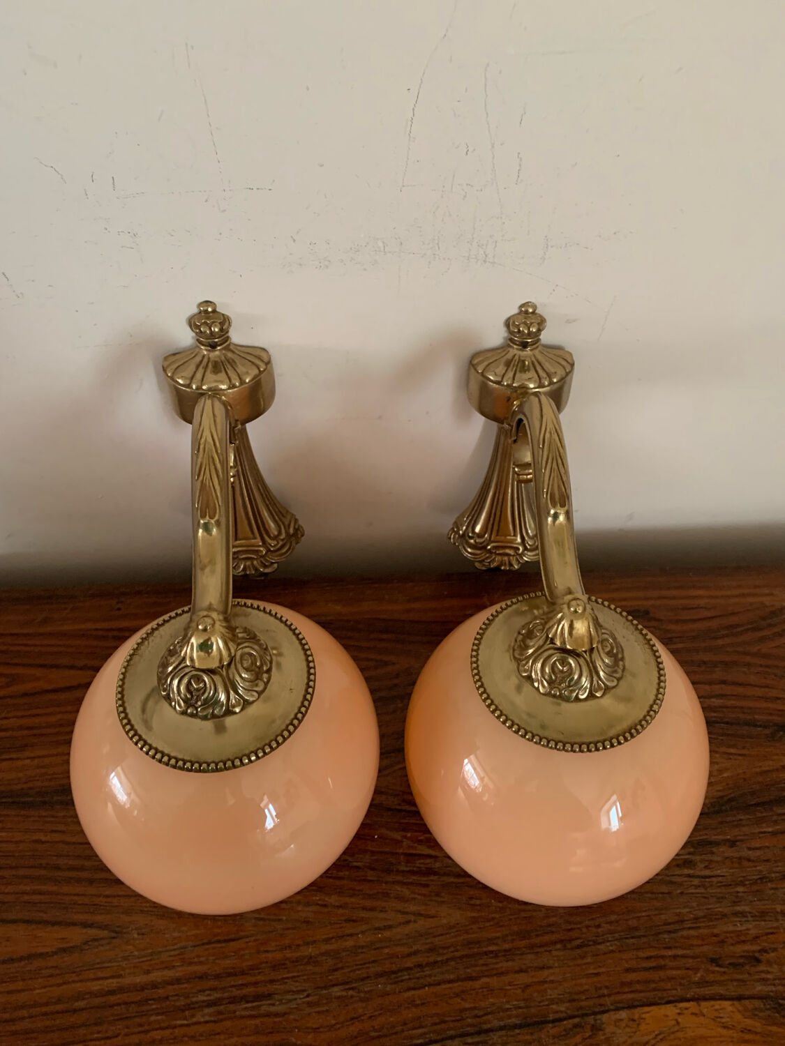 Pair of antique wall sconces