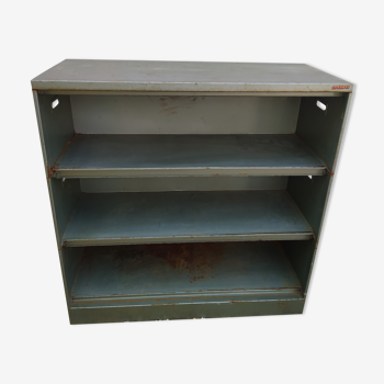Old vintage metal shelf/bookcase/furniture