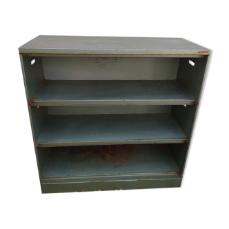 Old vintage metal shelf/bookcase/furniture