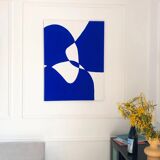 Tableau contemporain Bleu