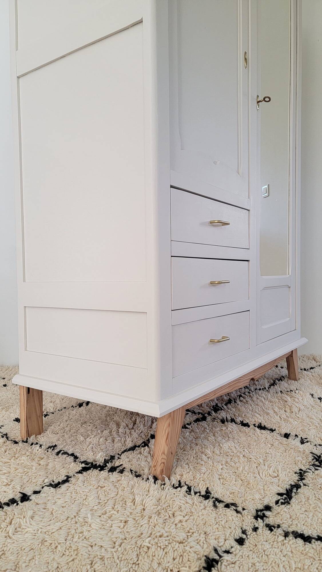 Renovated vintage wardrobe