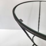 Vintage 1950s pedestal side table