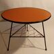 Vintage scoubidou tripod pedestal table 1950