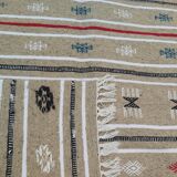 Traditional kilim carpet with Berber motifs 100x145cm