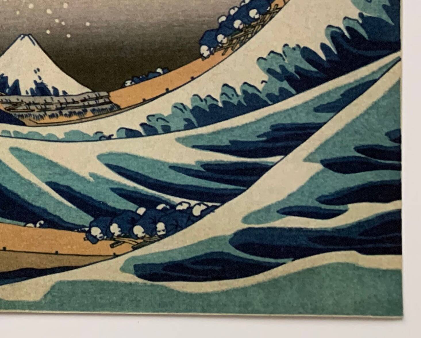 Hokusai's impression of The Great Wave off Kanagawa