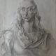 Fine art pencil portrait