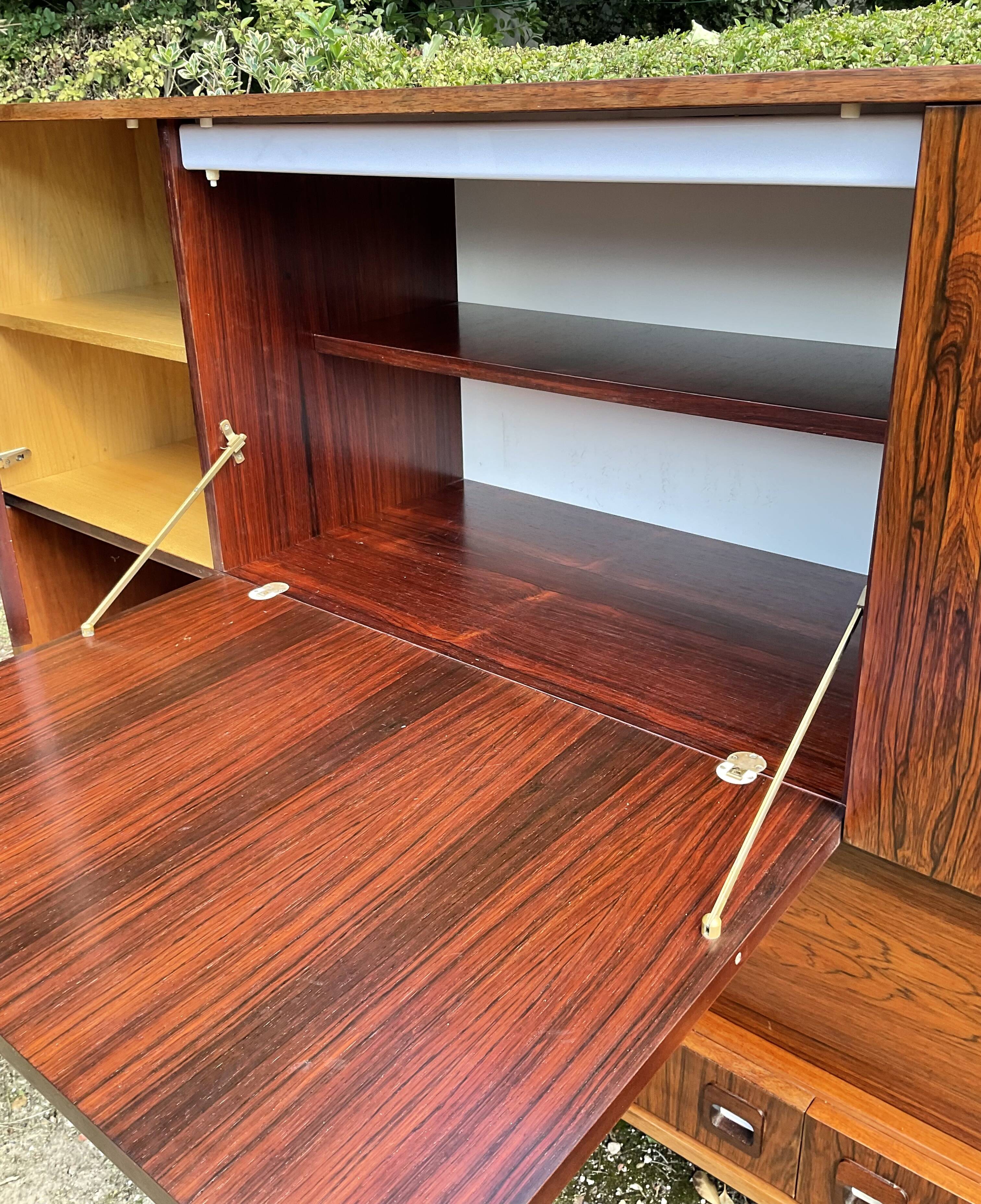 Scandinavian rosewood row from the 60s