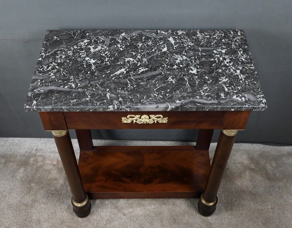 Petite console en acajou, style Empire – XIXe