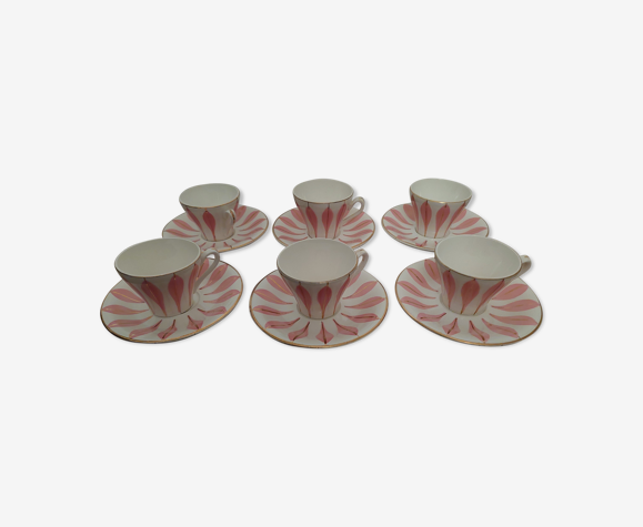 Ensemble de 6 tasses Digoin