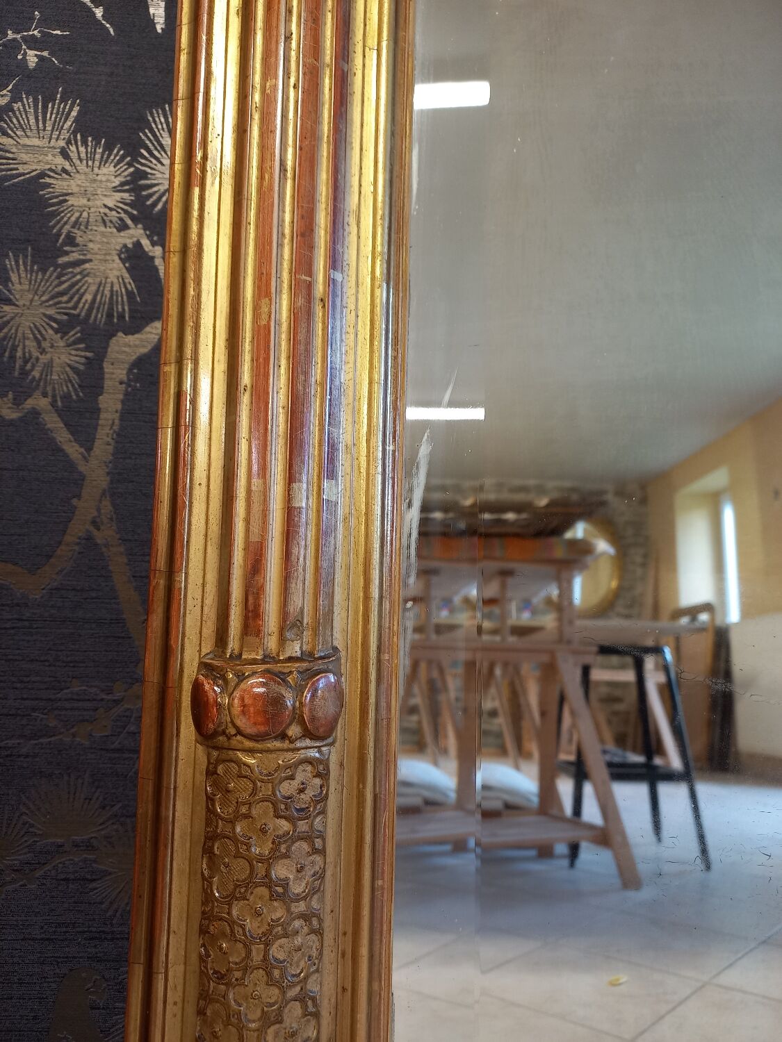 Mirror xix style louis xvi 146 x 111