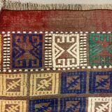 Old turkish kilim runner 210x101 cm, shabby chic, vintage, wool kelim, antique