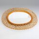 Mid- Century Modern Sunburst Bamboo Mirror, Franco Albini, Italy 1960s