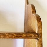 Old small solid wood shelf