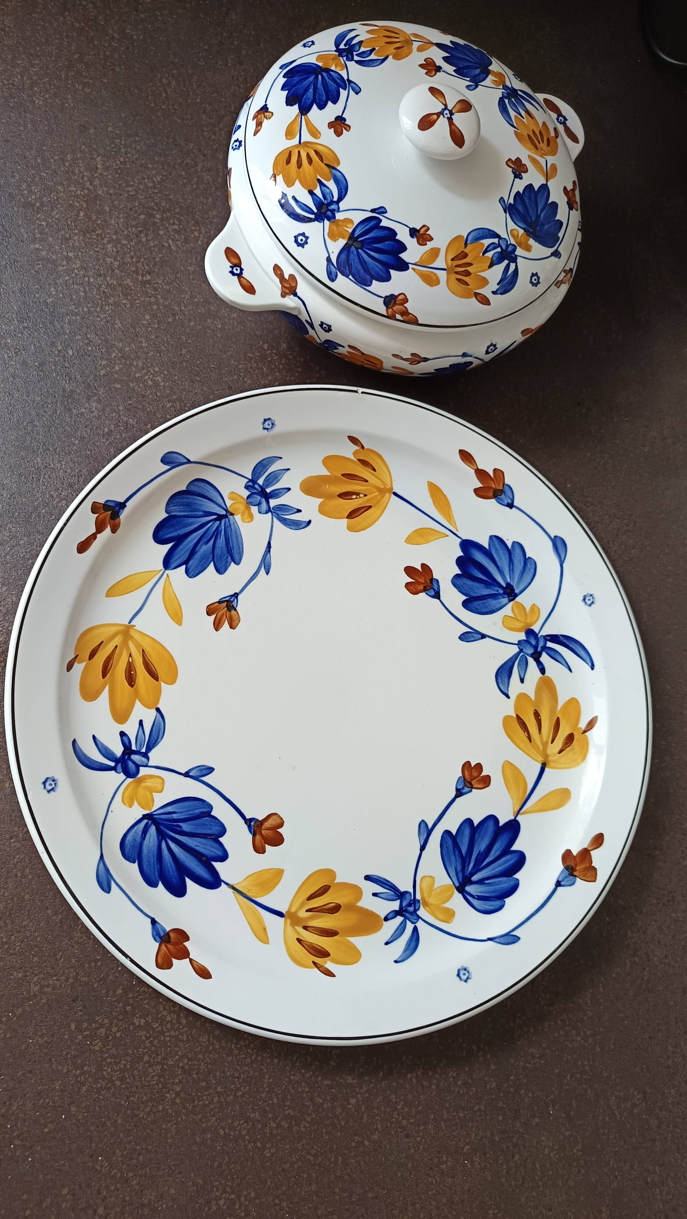 Sarreguemines table service "Saverne" – 44 pieces