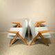 Armchairs model 366 "Bunny" by J. Chierowski vintage