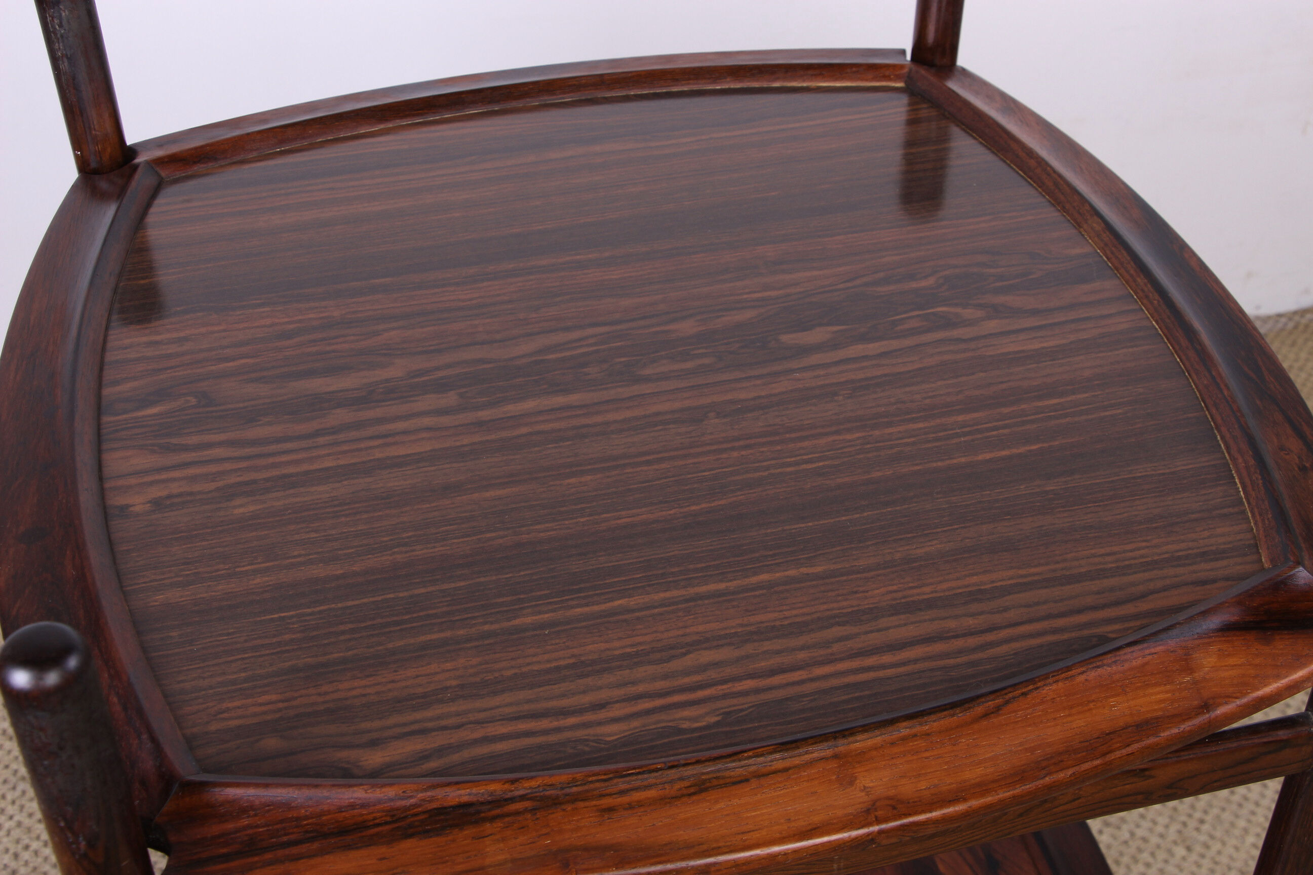 Brazilian service, 2 reversible trays Rosewood and Formica, Cantù Móveis for Interiores.