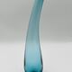 Curved glass bud vase