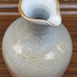 Light stoneware potter's bottle with vintage spout
