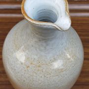 Light stoneware potter's bottle with vintage spout