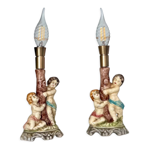 Duo de lampes en céramique