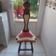 Old chair in medieval style.