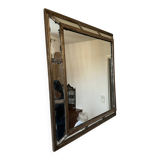 Antique mirror with wooden ornaments