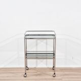 1970s Modernist Chrome Bar Cabinet