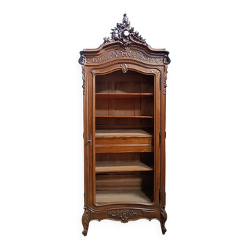 Rococo library in walnut