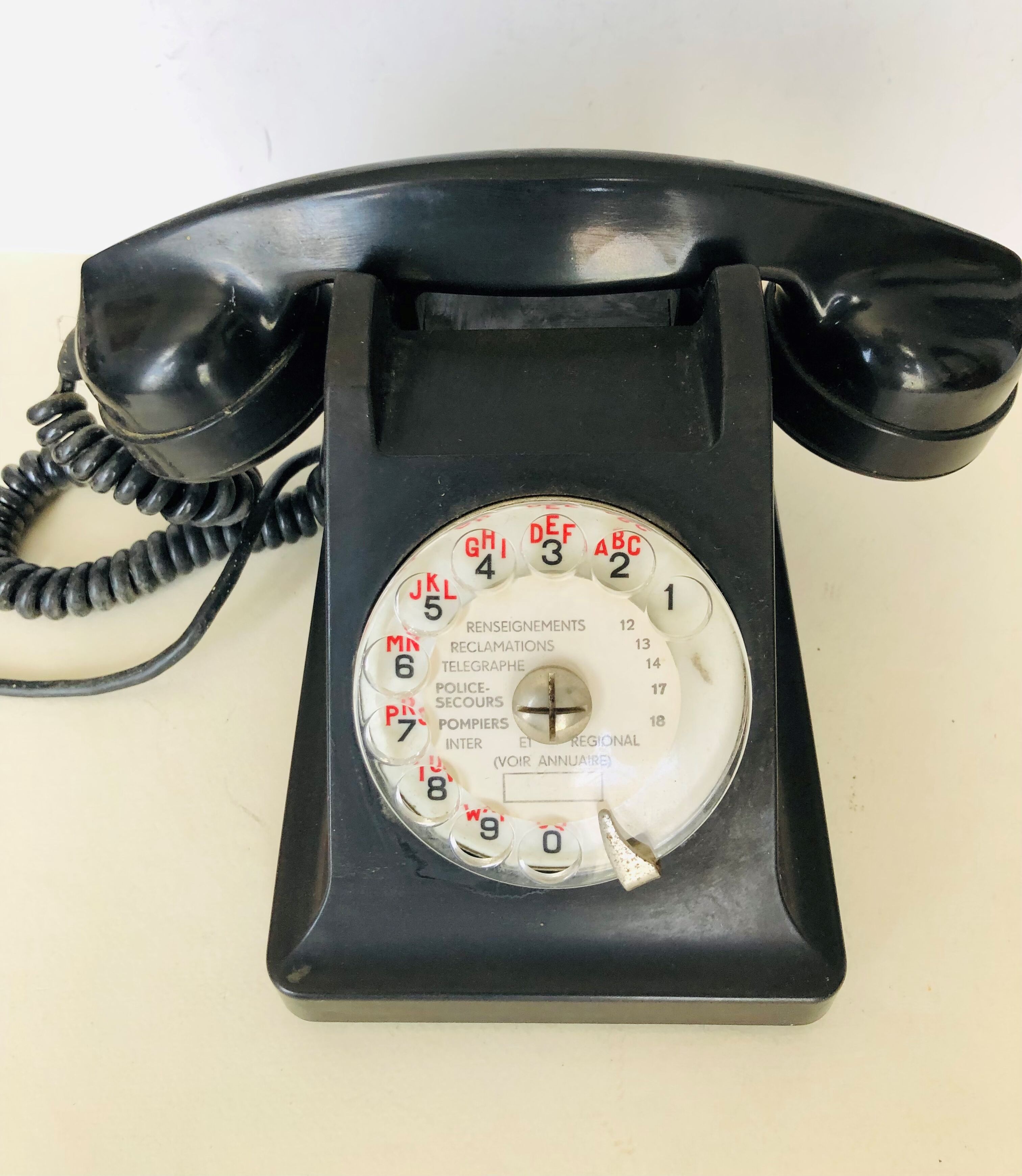Old bakelite phone