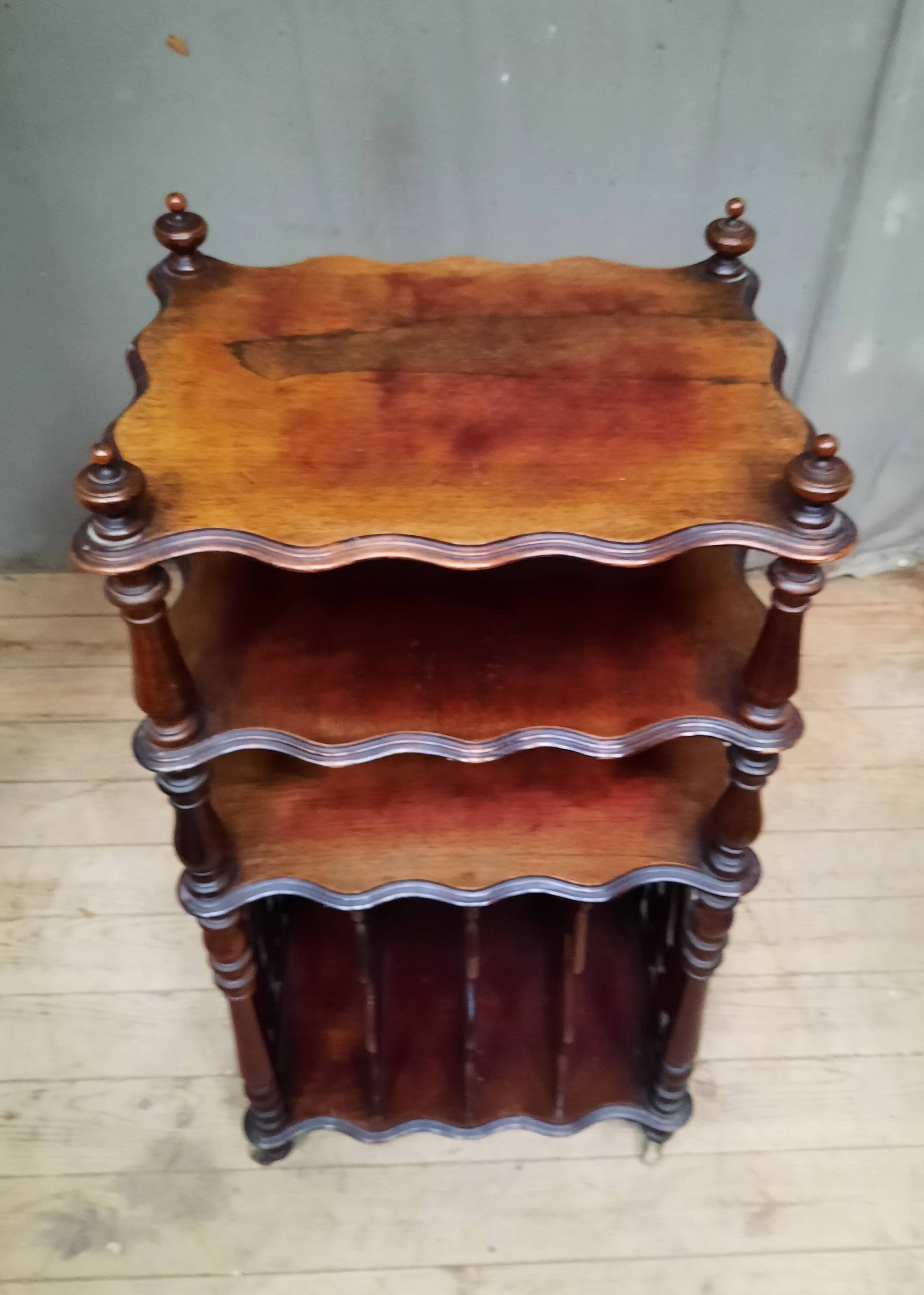 Music cabinet on casters