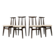 Vintage Dining Chairs By M. Zieliński, Poland, 1960's, Set Of 4