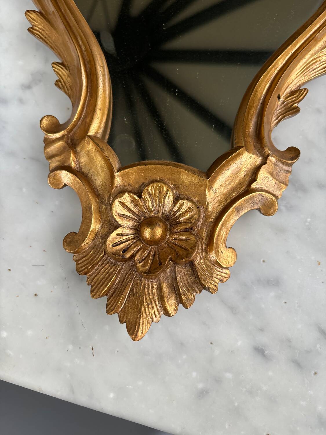 Golden Venetian mirror