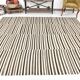 8x10 Dark Brown & Beige Kilim Rug 239x293Cm SK 35486