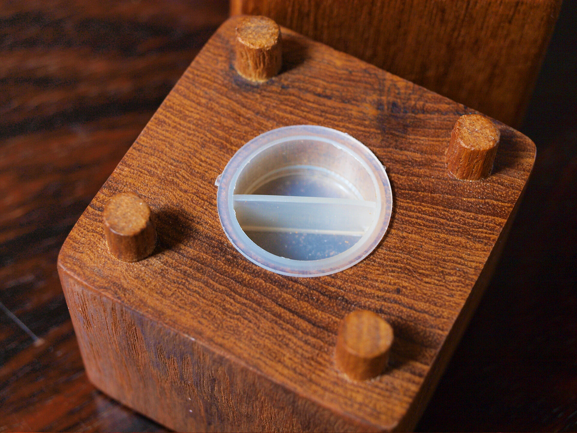 Scandinavian salt and pepper in teak