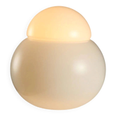 Vintage Daruma Candle lamp in glass, Italy, 1980s