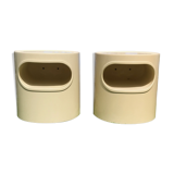 Pair of Giano Vano bedside tables by Emma Gismondi Schweinberger for Artemide