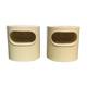 Pair of Giano Vano bedside tables by Emma Gismondi Schweinberger for Artemide