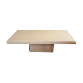 Travertine coffee table