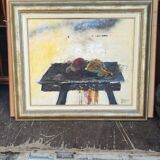 Tableau huile sur toile nature morte en 2001 par Serge GRIGGIO