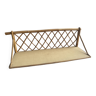 Rattan wall shelf - 50s design