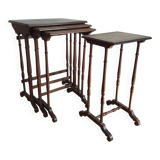 Wooden nesting tables