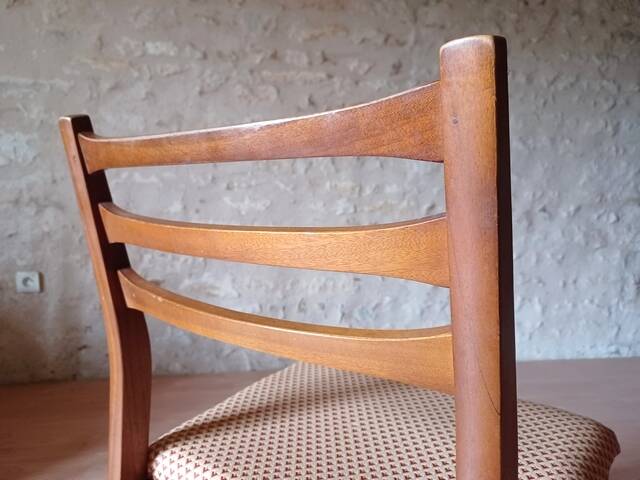 6 teak chairs from Meredew furniture, vintage Scandinavian, 1960s